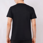 Black Quick-Dry Performance T-Shirt for Men