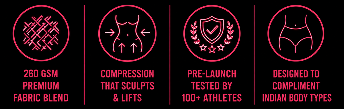 SculptFit | Women's Tight Shorts Features