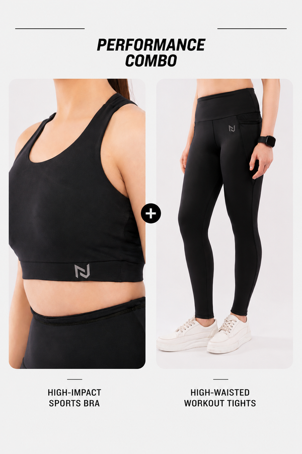 SculptFit | Sports Bra and High-waist Leggings Combo