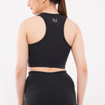 Black High-Impact Sports Bra for Women