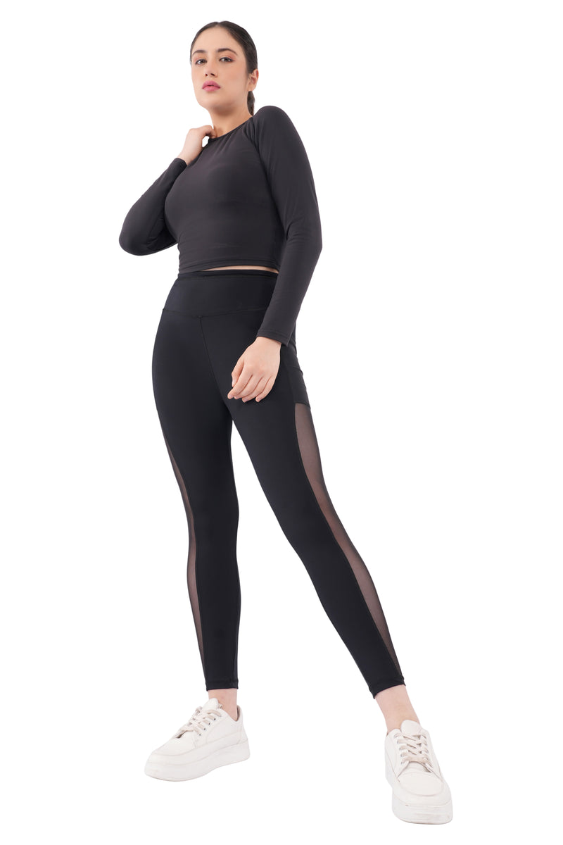 SculptFit | Long Sleeve Crop Top