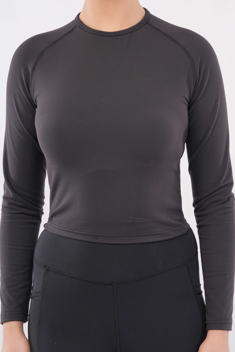 SculptFit | Long Sleeve Crop Top