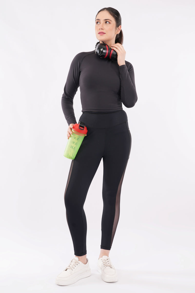 SculptFit | Long Sleeve Crop Top
