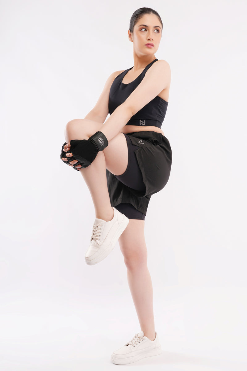 Women's 2-in-1 Compression Shorts